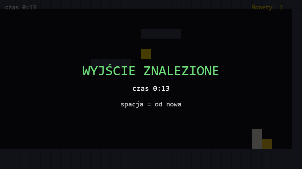 Prawdziwy zrzut: wyjście znalezione